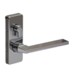 KU Case, Privacy Lock, Square Cover, Chrome Plated