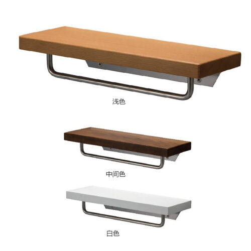 带置物板毛巾架